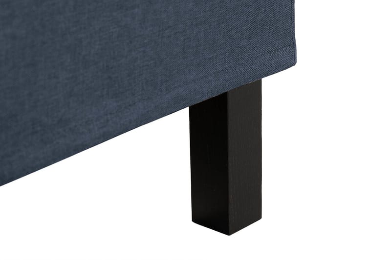 Scarlett Sängpaket 140x200 Latexmadrass - Knappad gavel Blå - Möbler - Säng - Kontinentalsäng