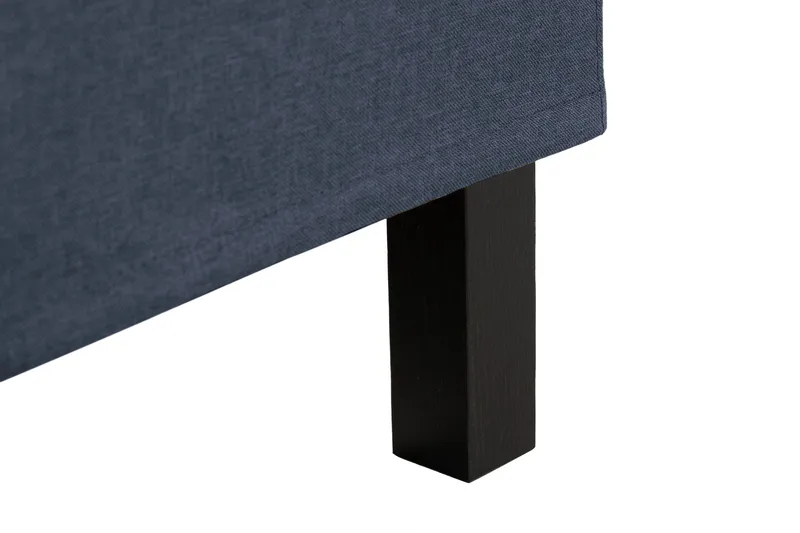 Scarlett Sängpaket 140x200 Skummadrass - Knappad gavel Blå - Möbler - Säng - Kontinentalsäng