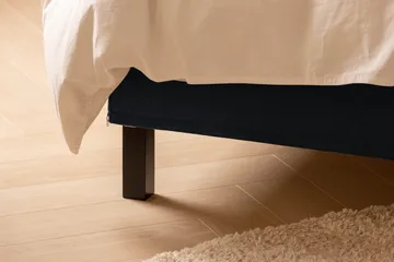 Scarlett Sängpaket 140x200 Skummadrass - Knappad gavel Blå - Möbler - Säng - Kontinentalsäng