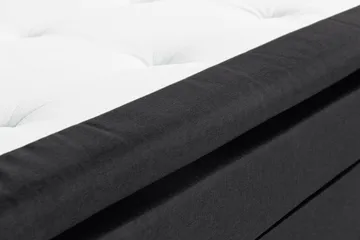 Scarlett Sängpaket 180x200 Latexmadrass - Djuphäftad gavel Svart - Möbler - Säng - Kontinentalsäng