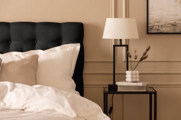 Scarlett Sängpaket 180x200 Skummadrass - Djuphäftad gavel Svart - Möbler - Säng - Kontinentalsäng