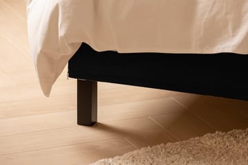 Scarlett Sängpaket 90x200 Memorymadrass - Knappad gavel Svart - Möbler - Säng - Kontinentalsäng