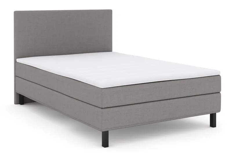 Select No 1 Komplett Sängpaket 140x200 - Ljusgrå/Svart - Möbler - Säng - Kontinentalsäng