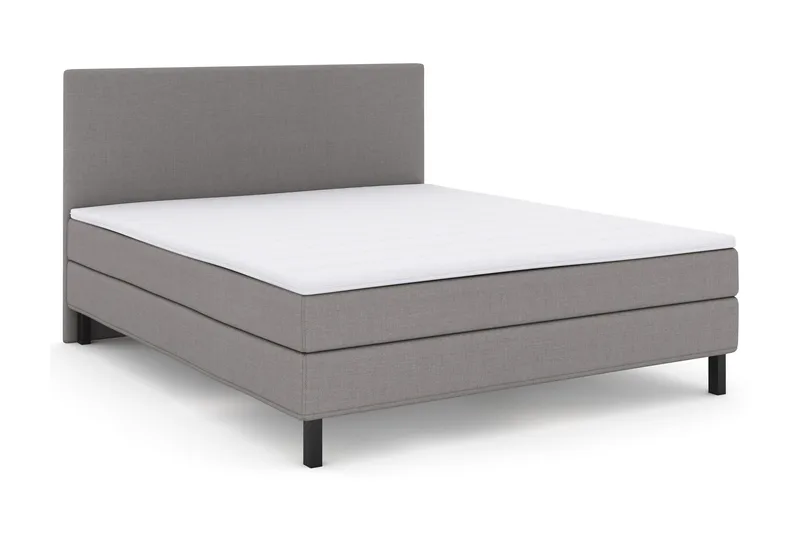 Select No 1 Komplett Sängpaket 180x200 - Ljusgrå/Svart - Möbler - Säng - Kontinentalsäng