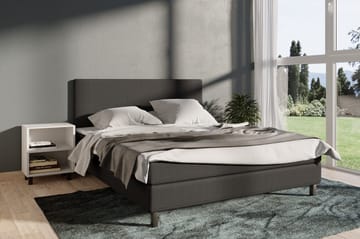 Select No 1 Komplett Sängpaket 180x200 - Mörkgrå/Svart - Möbler - Säng - Kontinentalsäng