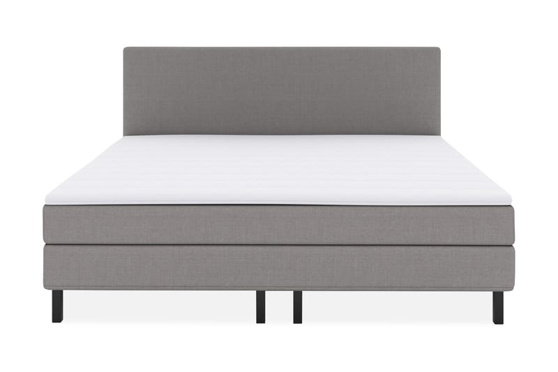 Select No 1 Komplett Sängpaket 210x210 - Ljusgrå/Svart - Möbler - Säng - Kontinentalsäng