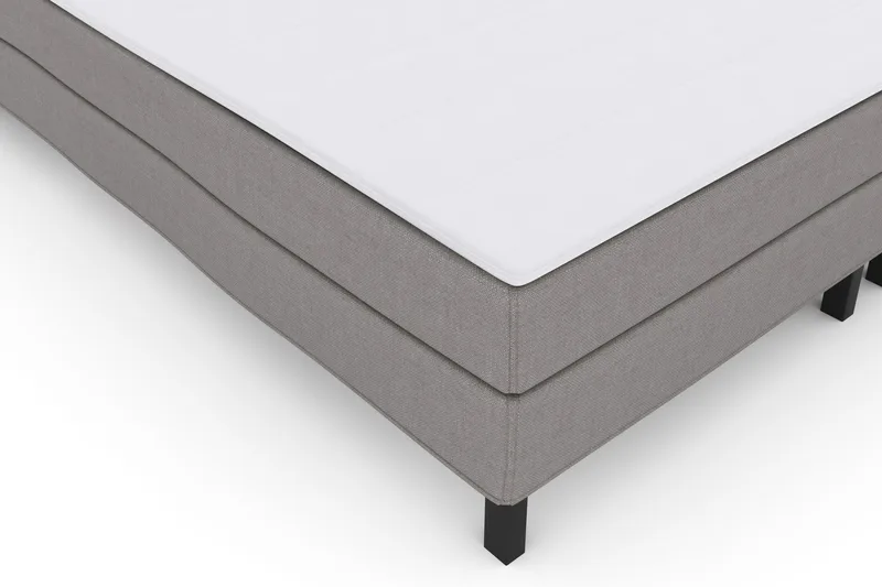 Select No 1 Komplett Sängpaket 210x210 - Ljusgrå/Svart - Möbler - Säng - Kontinentalsäng