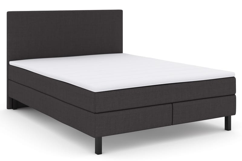 Select No 2 Komplett Sängpaket 160x200 - Mörkgrå/Svart - Möbler - Säng - Kontinentalsäng