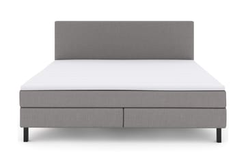 Select No 2 Komplett Sängpaket 210x210 - Ljusgrå/Svart - Möbler - Säng - Kontinentalsäng