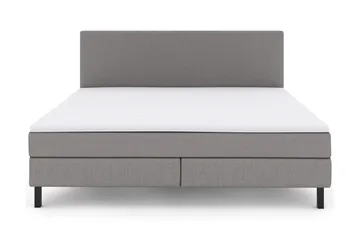 Select No 2 Komplett Sängpaket 210x210 - Ljusgrå/Svart - Möbler - Säng - Kontinentalsäng
