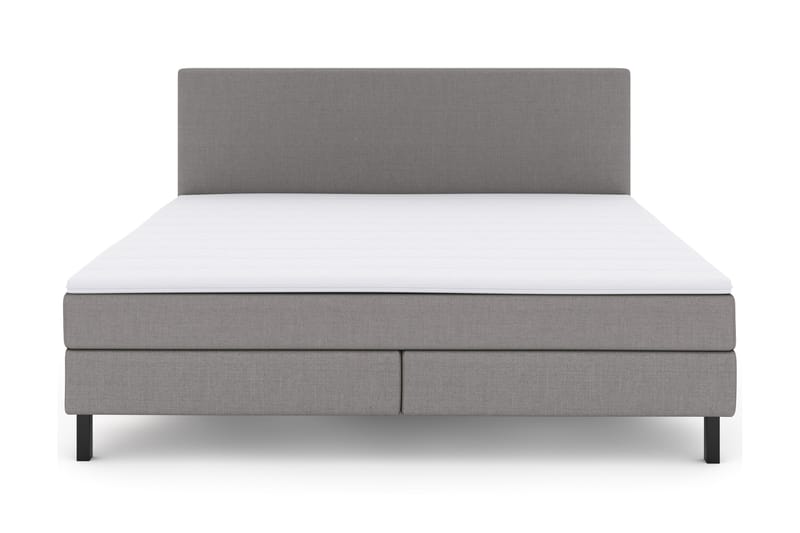 Select No 2 Komplett Sängpaket 210x210, Ljusgrå/Svart