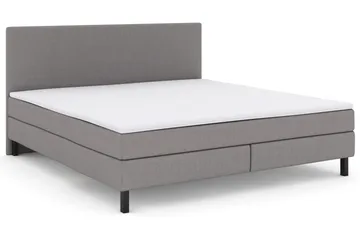 Select No 2 Komplett Sängpaket 210x210 - Ljusgrå/Svart - Möbler - Säng - Kontinentalsäng