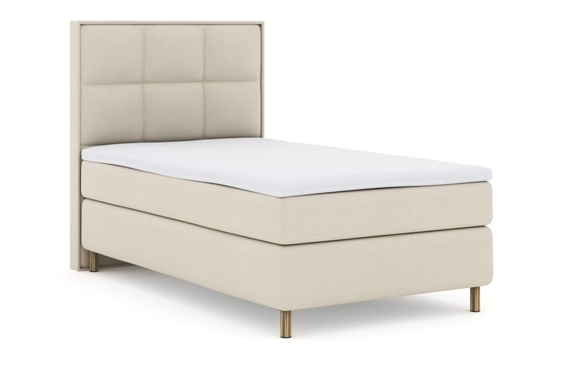 Select No 3 Komplett Sängpaket 120x200 Fast - Beige/Koppar - Möbler - Säng - Enkelsäng