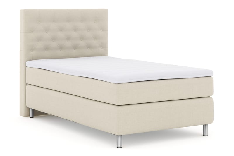 Select No 3 Komplett Sängpaket 120x200 Fast - Beige/Metall - Möbler - Säng - Enkelsäng
