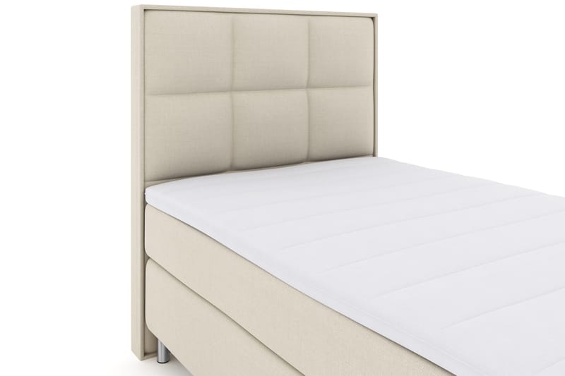 Select No 3 Komplett Sängpaket 120x200 Fast - Beige/Metall - Möbler - Säng - Enkelsäng