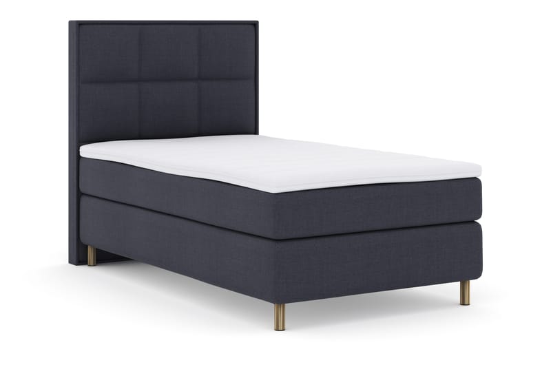 Select No 3 Komplett Sängpaket 120x200 Fast - Blå/Koppar - Möbler - Säng - Enkelsäng