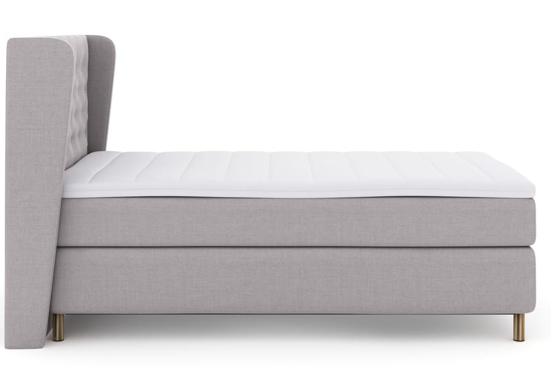 Select No 3 Komplett Sängpaket 120x200 Fast - Ljusgrå/Koppar - Möbler - Säng - Enkelsäng