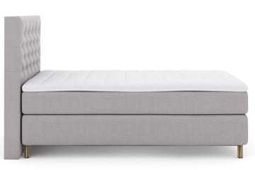 Select No 3 Komplett Sängpaket 120x200 Fast - Ljusgrå/Koppar - Möbler - Säng - Enkelsäng