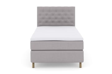 Select No 3 Komplett Sängpaket 120x200 Fast - Ljusgrå/Koppar - Möbler - Säng - Enkelsäng