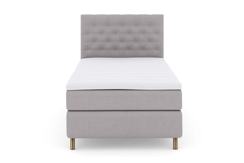 Select No 3 Komplett Sängpaket 120x200 Fast - Ljusgrå/Koppar - Möbler - Säng - Enkelsäng