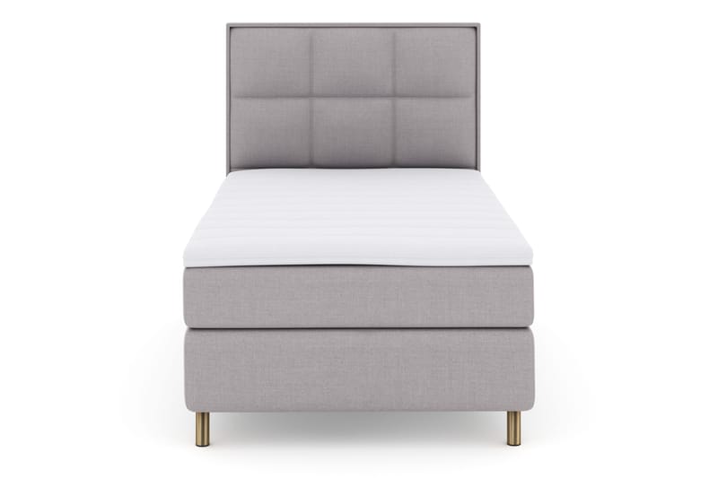 Select No 3 Komplett Sängpaket 120x200 Fast - Ljusgrå/Koppar - Möbler - Säng - Enkelsäng