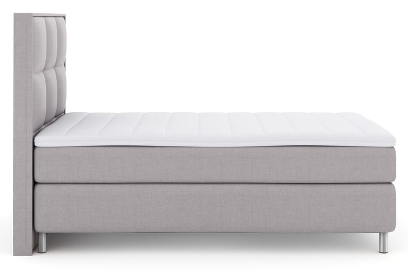 Select No 3 Komplett Sängpaket 120x200 Fast - Ljusgrå/Metall - Möbler - Säng - Enkelsäng