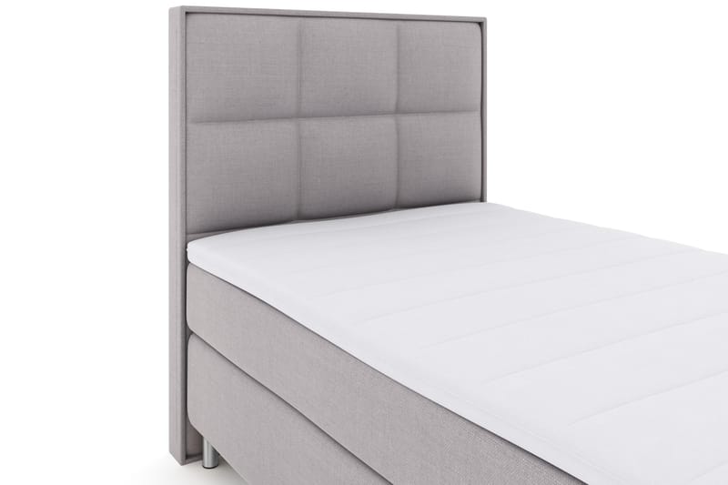 Select No 3 Komplett Sängpaket 120x200 Fast - Ljusgrå/Metall - Möbler - Säng - Enkelsäng