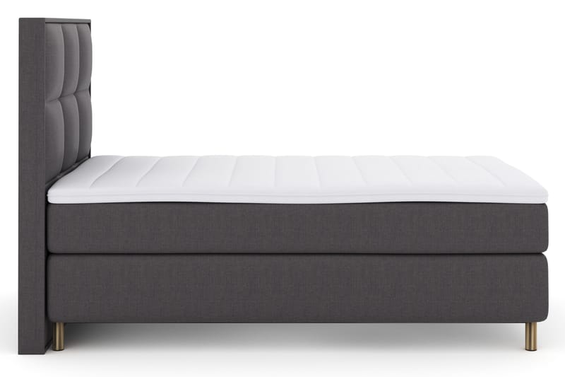 Select No 3 Komplett Sängpaket 120x200 Fast - Mörkgrå/Koppar - Möbler - Säng - Enkelsäng