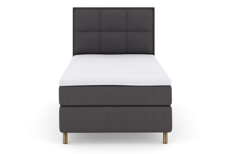 Select No 3 Komplett Sängpaket 120x200 Fast - Mörkgrå/Koppar - Möbler - Säng - Enkelsäng