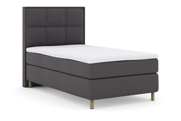Select No 3 Komplett Sängpaket 120x200 Fast - Mörkgrå/Koppar - Möbler - Säng - Enkelsäng