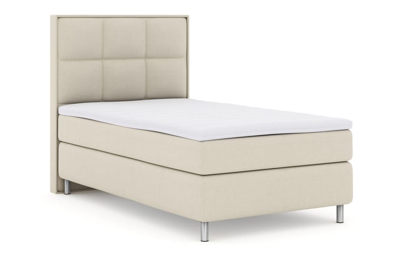 Select No 3 Komplett Sängpaket 120x200 Medium - Beige/Metall - Möbler - Säng - Enkelsäng