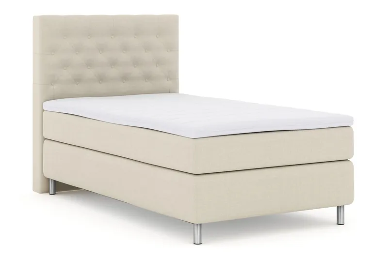 Select No 3 Komplett Sängpaket 120x200 Medium - Beige/Metall - Möbler - Säng - Enkelsäng