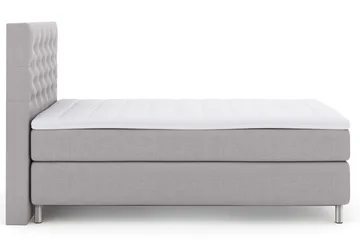 Select No 3 Komplett Sängpaket 120x200 Medium - Ljusgrå/Metall - Möbler - Säng - Enkelsäng