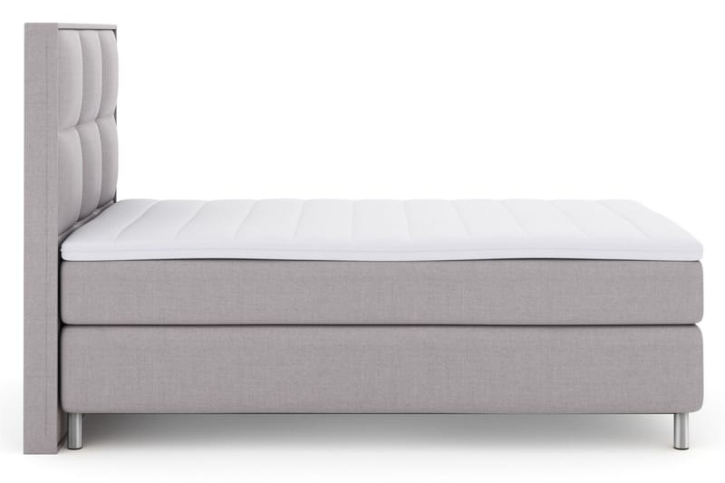 Select No 3 Komplett Sängpaket 120x200 Medium - Ljusgrå/Metall - Möbler - Säng - Enkelsäng