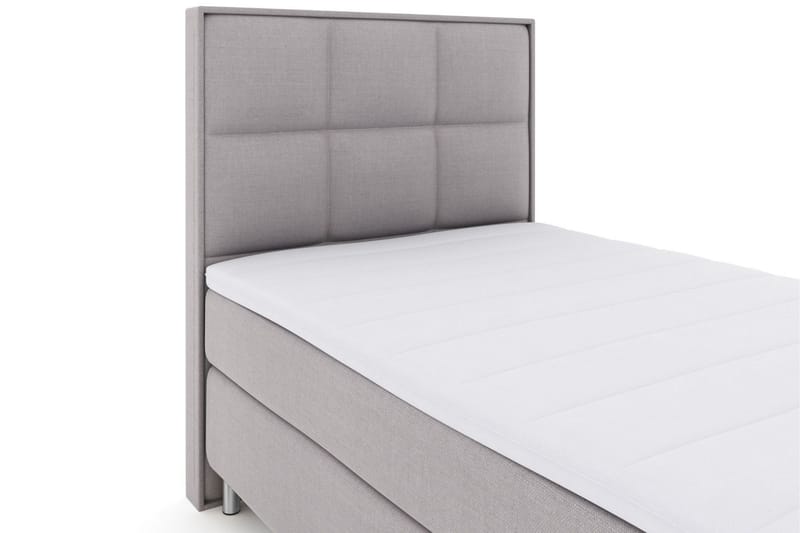 Select No 3 Komplett Sängpaket 120x200 Medium - Ljusgrå/Metall - Möbler - Säng - Enkelsäng