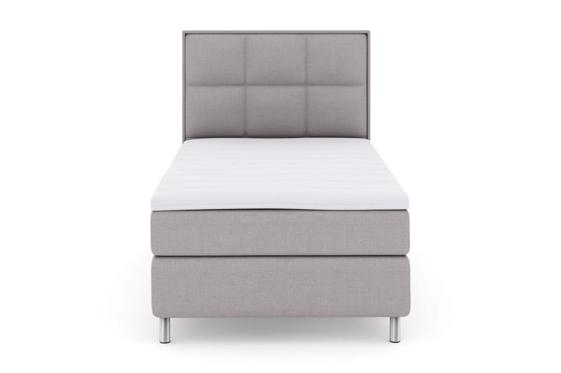Select No 3 Komplett Sängpaket 120x200 Medium - Ljusgrå/Metall - Möbler - Säng - Enkelsäng