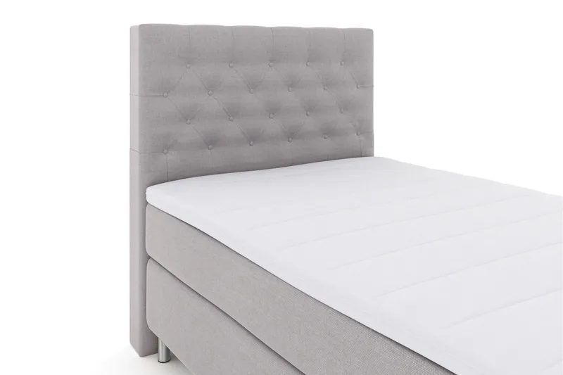 Select No 3 Komplett Sängpaket 120x200 Medium - Ljusgrå/Metall - Möbler - Säng - Enkelsäng