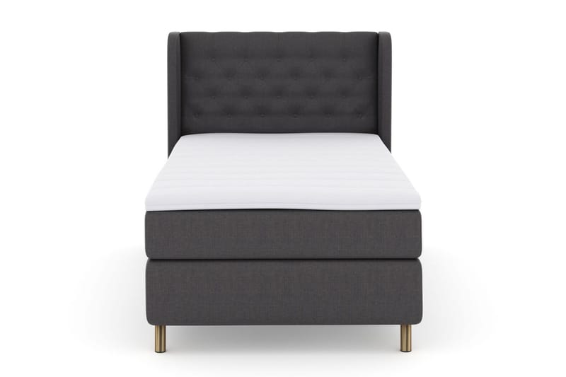 Select No 3 Komplett Sängpaket 120x200 Medium - Mörkgrå/Koppar - Möbler - Säng - Enkelsäng