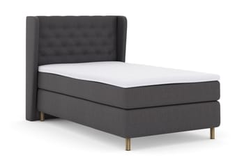 Select No 3 Komplett Sängpaket 120x200 Medium - Mörkgrå/Koppar - Möbler - Säng - Enkelsäng