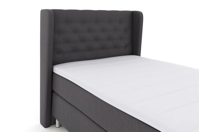 Select No 3 Komplett Sängpaket 120x200 Medium - Mörkgrå/Metall - Möbler - Säng - Enkelsäng