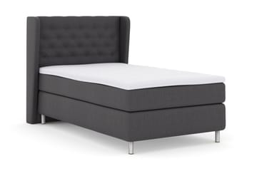 Select No 3 Komplett Sängpaket 120x200 Medium - Mörkgrå/Metall - Möbler - Säng - Enkelsäng