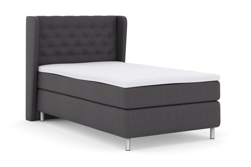 Select No 3 Komplett Sängpaket 120x200 Medium - Mörkgrå/Metall - Möbler - Säng - Enkelsäng