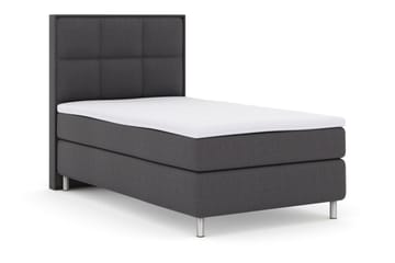 Select No 3 Komplett Sängpaket 120x200 Medium - Mörkgrå/Metall - Möbler - Säng - Enkelsäng