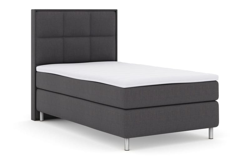 Select No 3 Komplett Sängpaket 120x200 Medium - Mörkgrå/Metall - Möbler - Säng - Enkelsäng