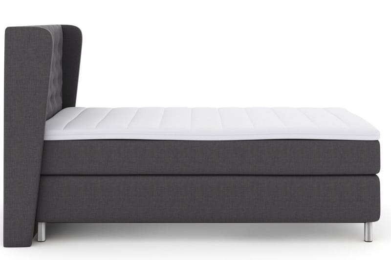 Select No 3 Komplett Sängpaket 120x200 Medium - Mörkgrå/Metall - Möbler - Säng - Enkelsäng