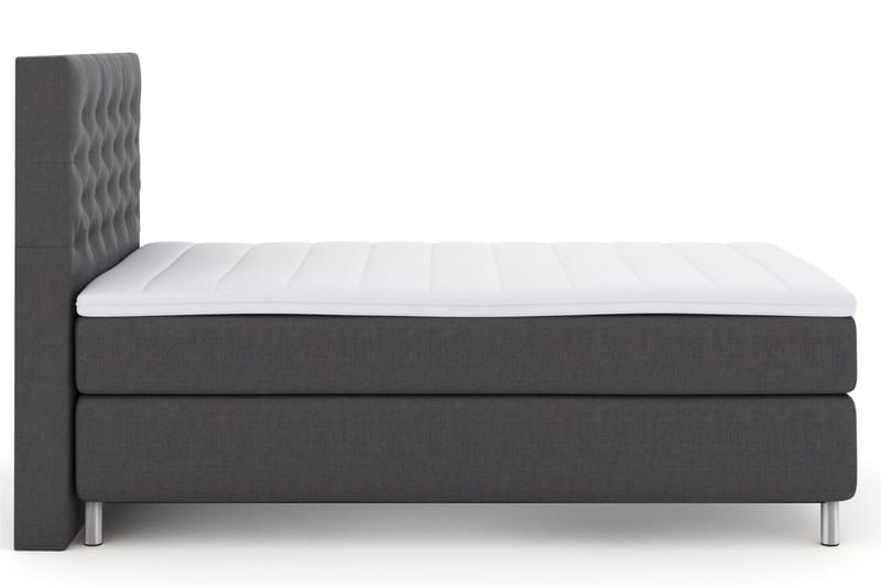 Select No 3 Komplett Sängpaket 120x200 Medium - Mörkgrå/Metall - Möbler - Säng - Enkelsäng