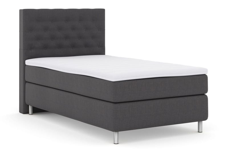 Select No 3 Komplett Sängpaket 120x200 Medium - Mörkgrå/Metall - Möbler - Säng - Enkelsäng