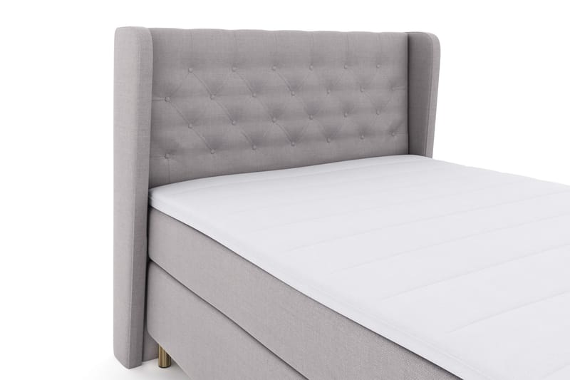 Select No 3 Komplett Sängpaket 140x200 Fast - Ljusgrå/Koppar - Möbler - Säng - Kontinentalsäng