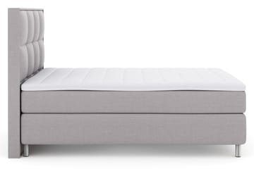 Select No 3 Komplett Sängpaket 140x200 Fast - Ljusgrå/Metall - Möbler - Säng - Kontinentalsäng