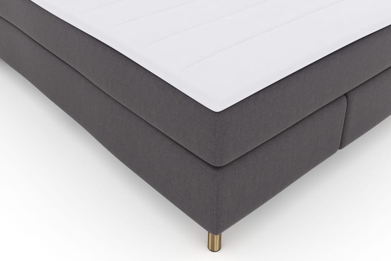 Select No 3 Komplett Sängpaket 140x200 Fast - Mörkgrå/Koppar - Möbler - Säng - Kontinentalsäng